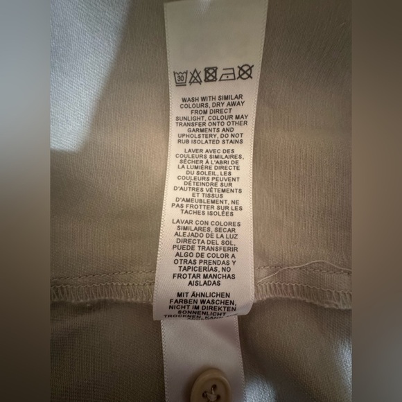 ASOS DESIGN tan Casual Cotton Gathered Waist Tiered Mini Dress. Size 8 NWOT - Picture 11 of 12